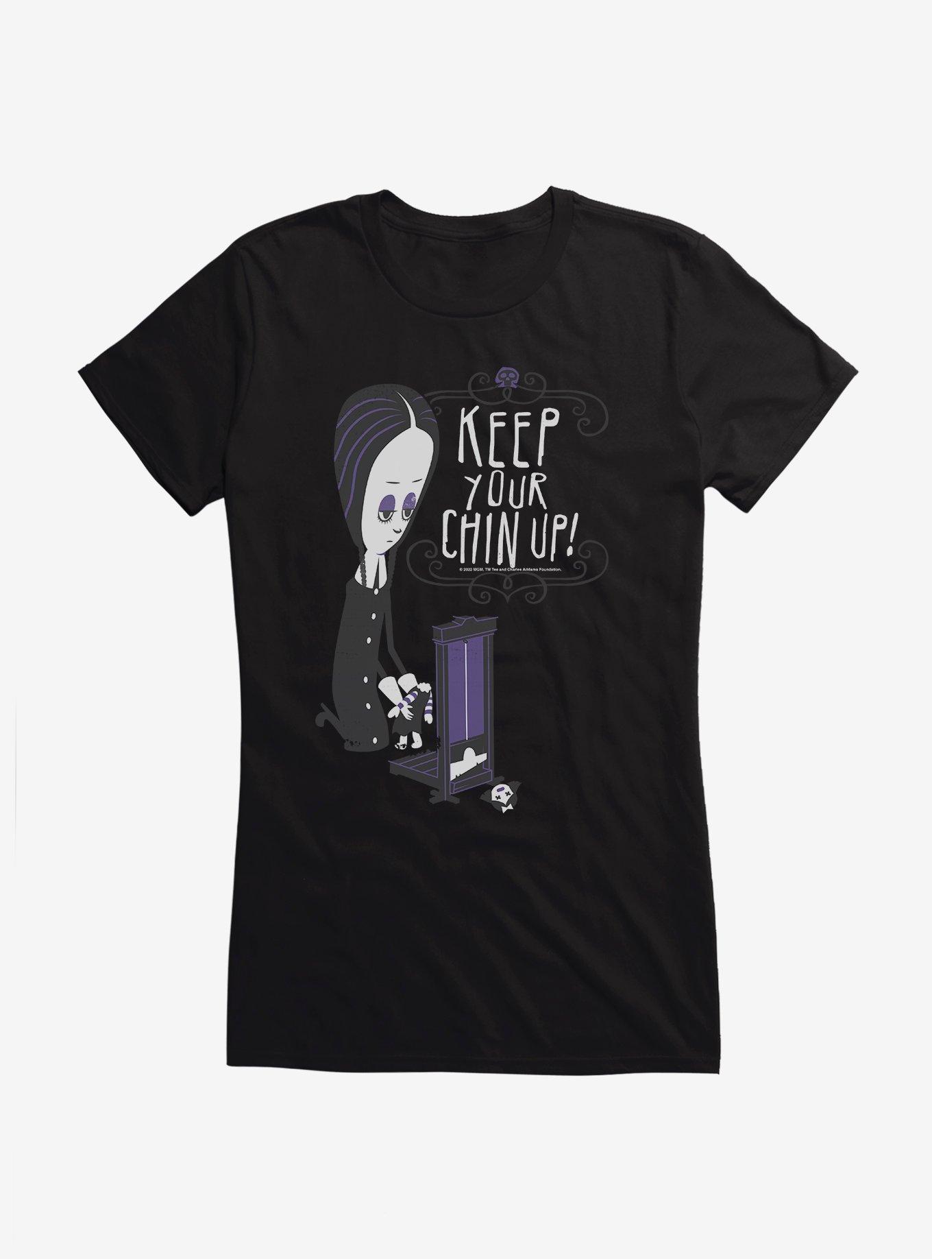 Addams Family Keep Your Chin Up! Girls T-Shirt, , hi-res