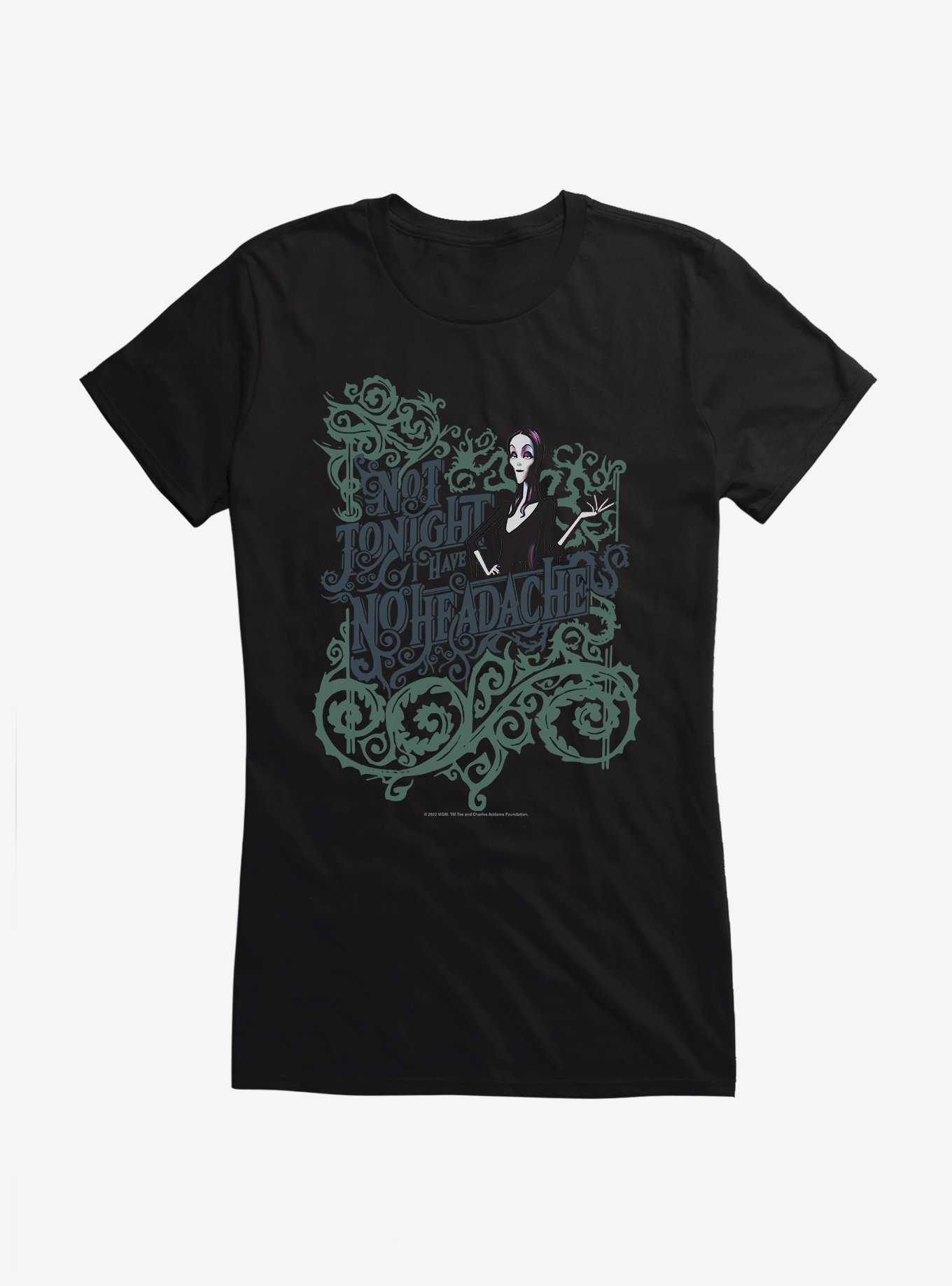 Addams Family Not Tonight Girls T-Shirt, , hi-res