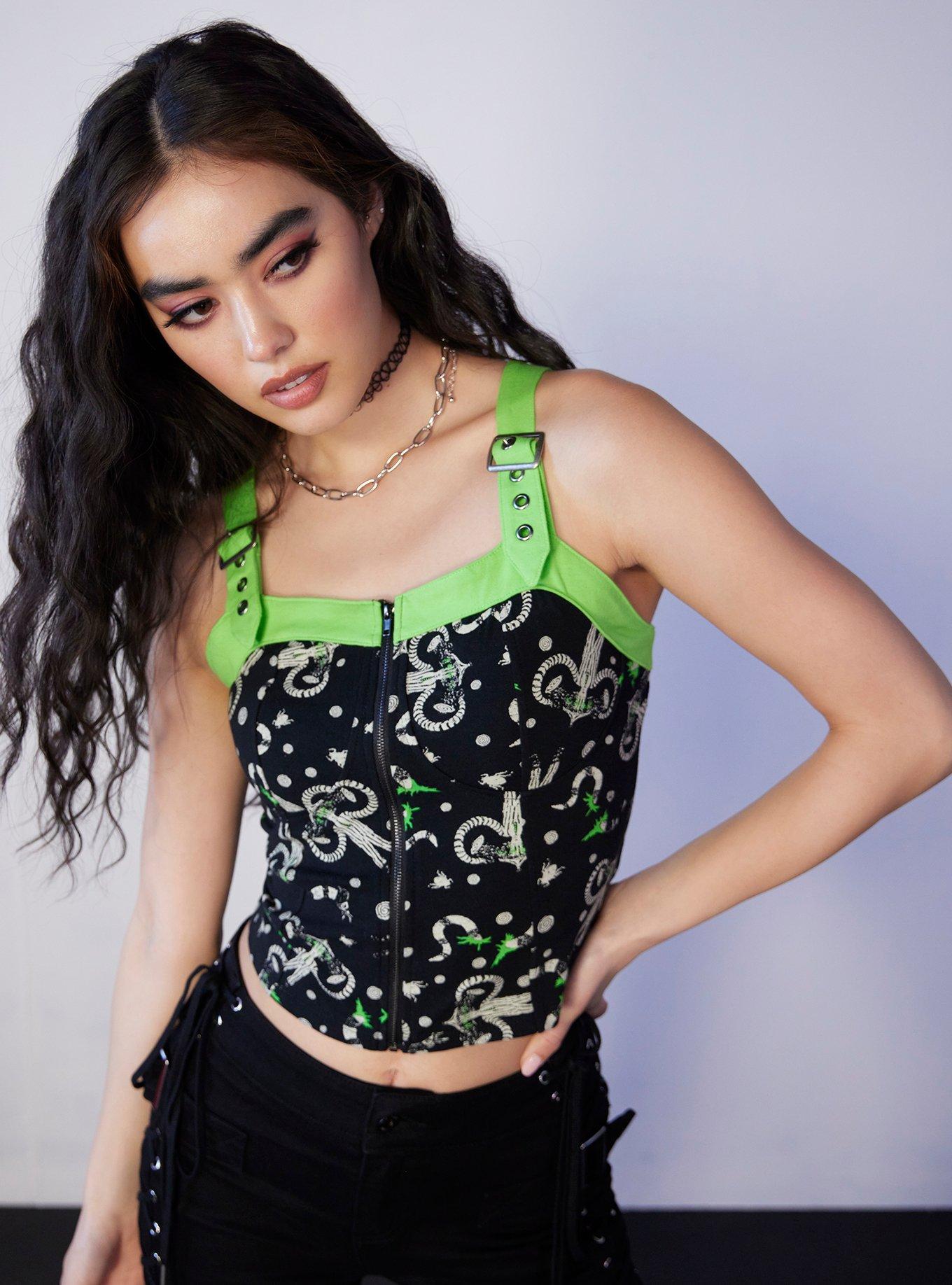 Beetlejuice Sandworm Buckle Strap Girls Tank Top, MULTI, hi-res