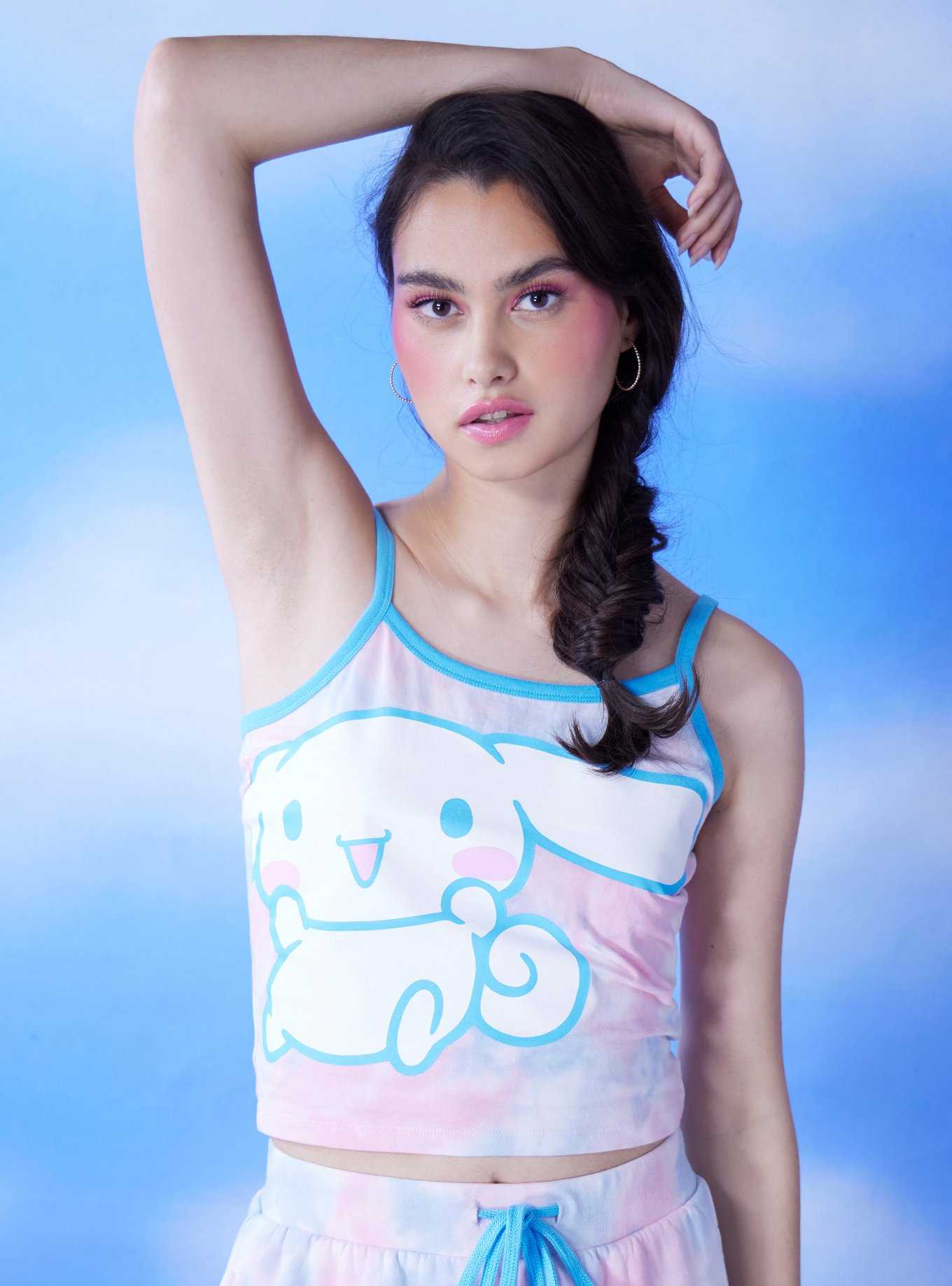 Cinnamoroll Jumbo Graphic Tie-Dye Girls Tank Top, , hi-res