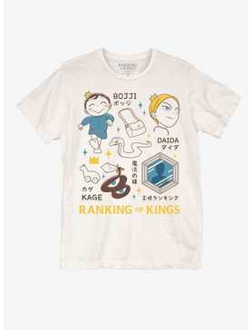 Ranking Of Kings Characters & Symbols Grid Boyfriend Fit Girls T-Shirt, , hi-res