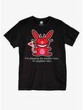 It's Happy Bunny Devil Boyfriend Fit Girls T-Shirt, MULTI, hi-res