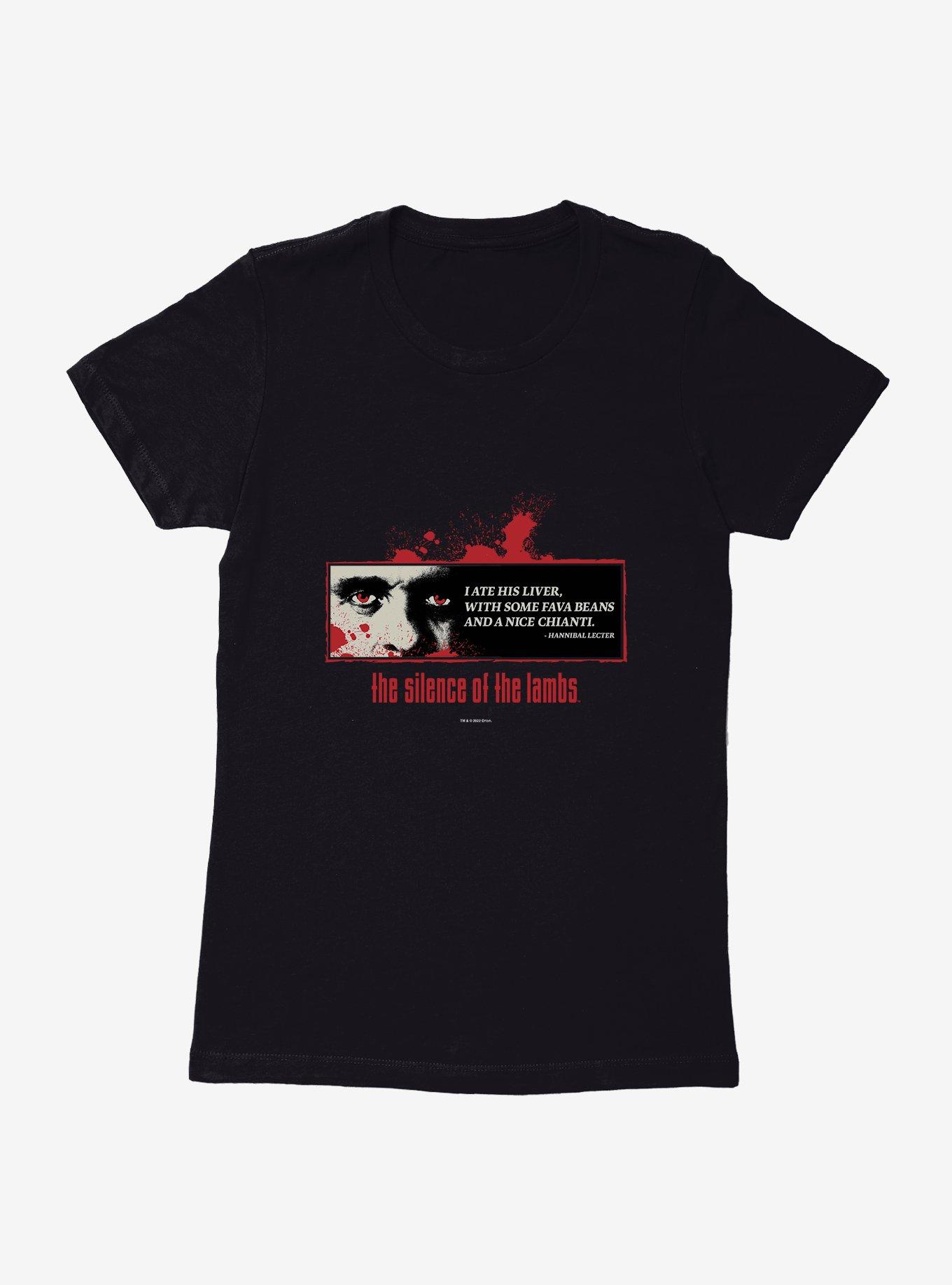 Silence Of The Lambs I Ate His Liver Womens T-Shirt, , hi-res