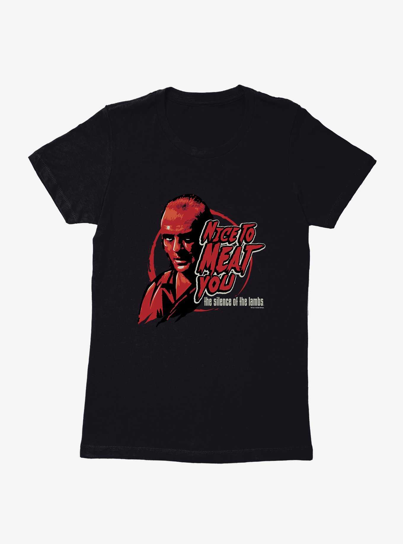 Silence Of The Lambs Nice To Meat You Womens T-Shirt, , hi-res