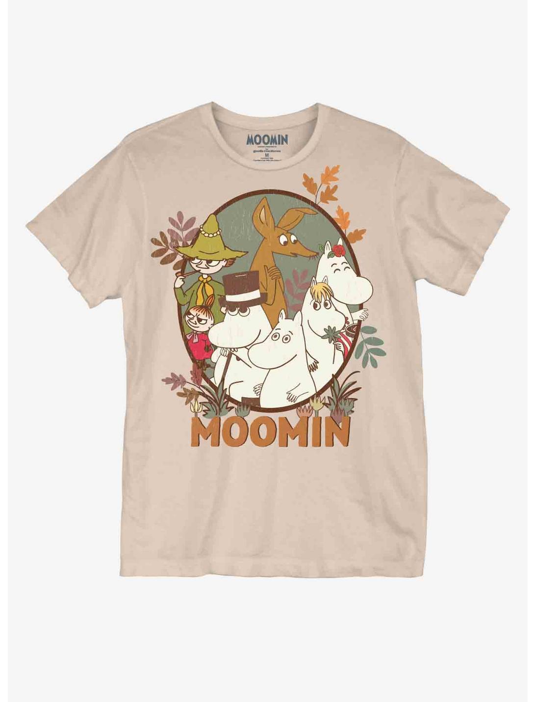 lavendel springvand de Moomin Group Boyfriend Fit Girls T-Shirt | Hot Topic