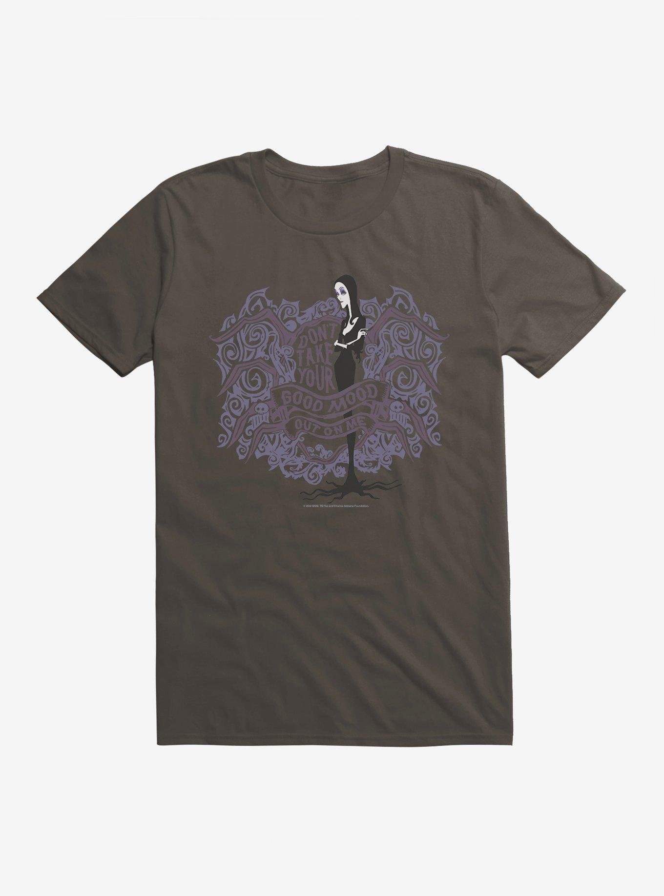 Addams Family Good Mood T-Shirt, SMOKE, hi-res view 1