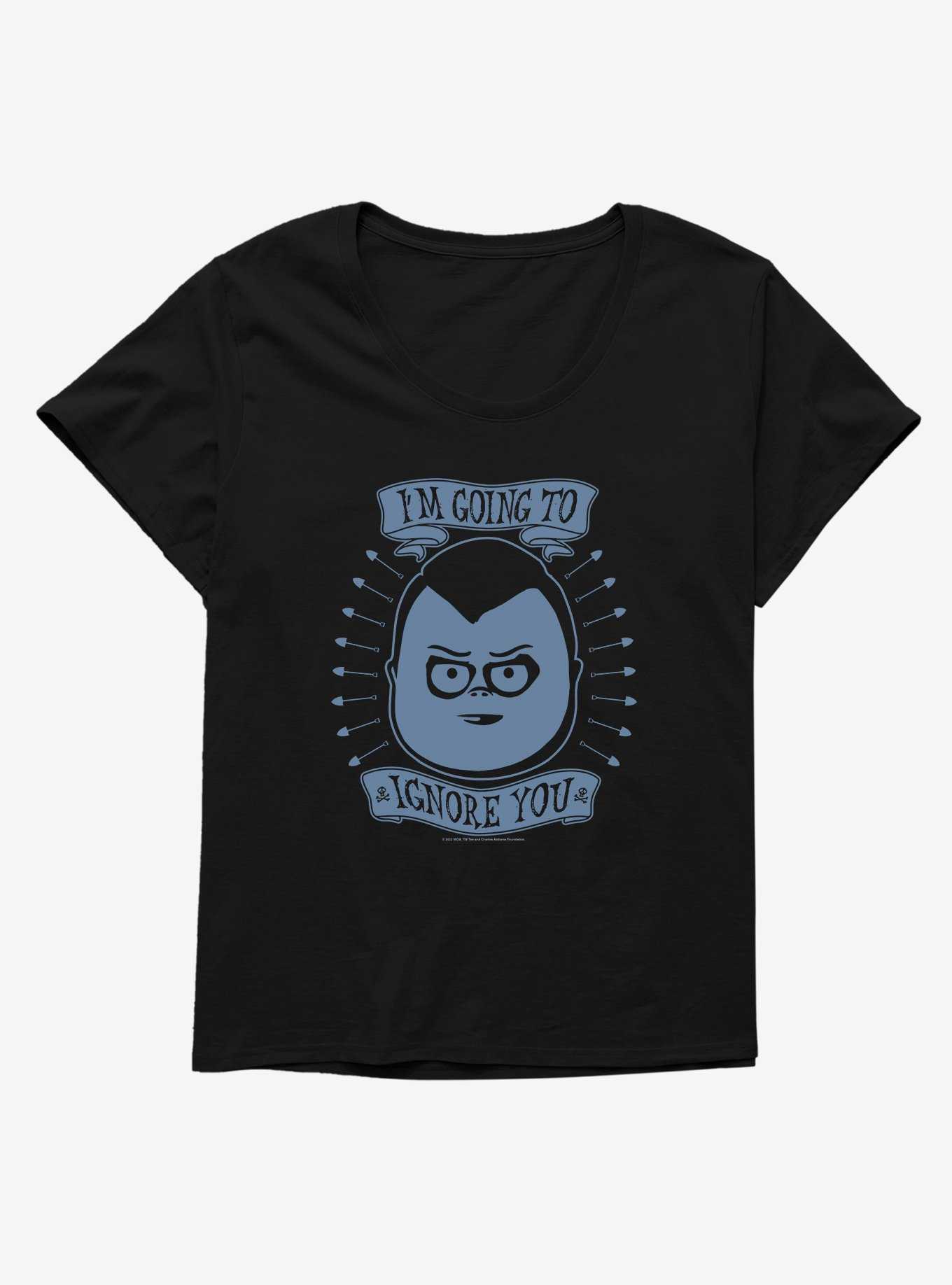 Addams Family Ignore You Girls T-Shirt Plus Size, , hi-res