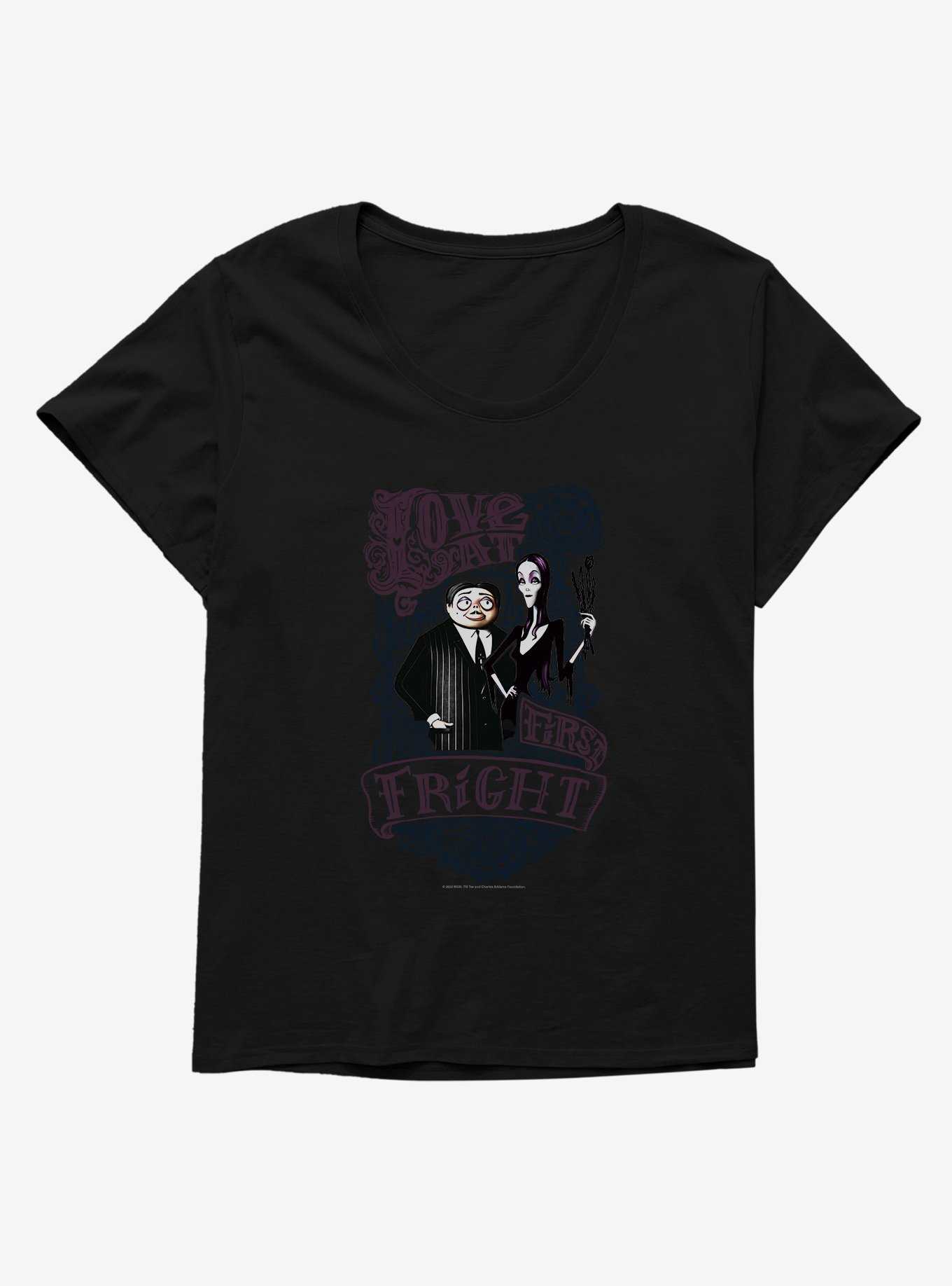 Addams Family Love At First Fright Girls T-Shirt Plus Size, , hi-res