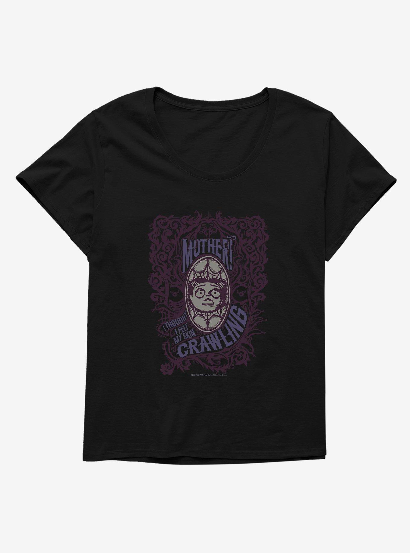 Addams Family Mother? Girls T-Shirt Plus Size, BLACK, hi-res