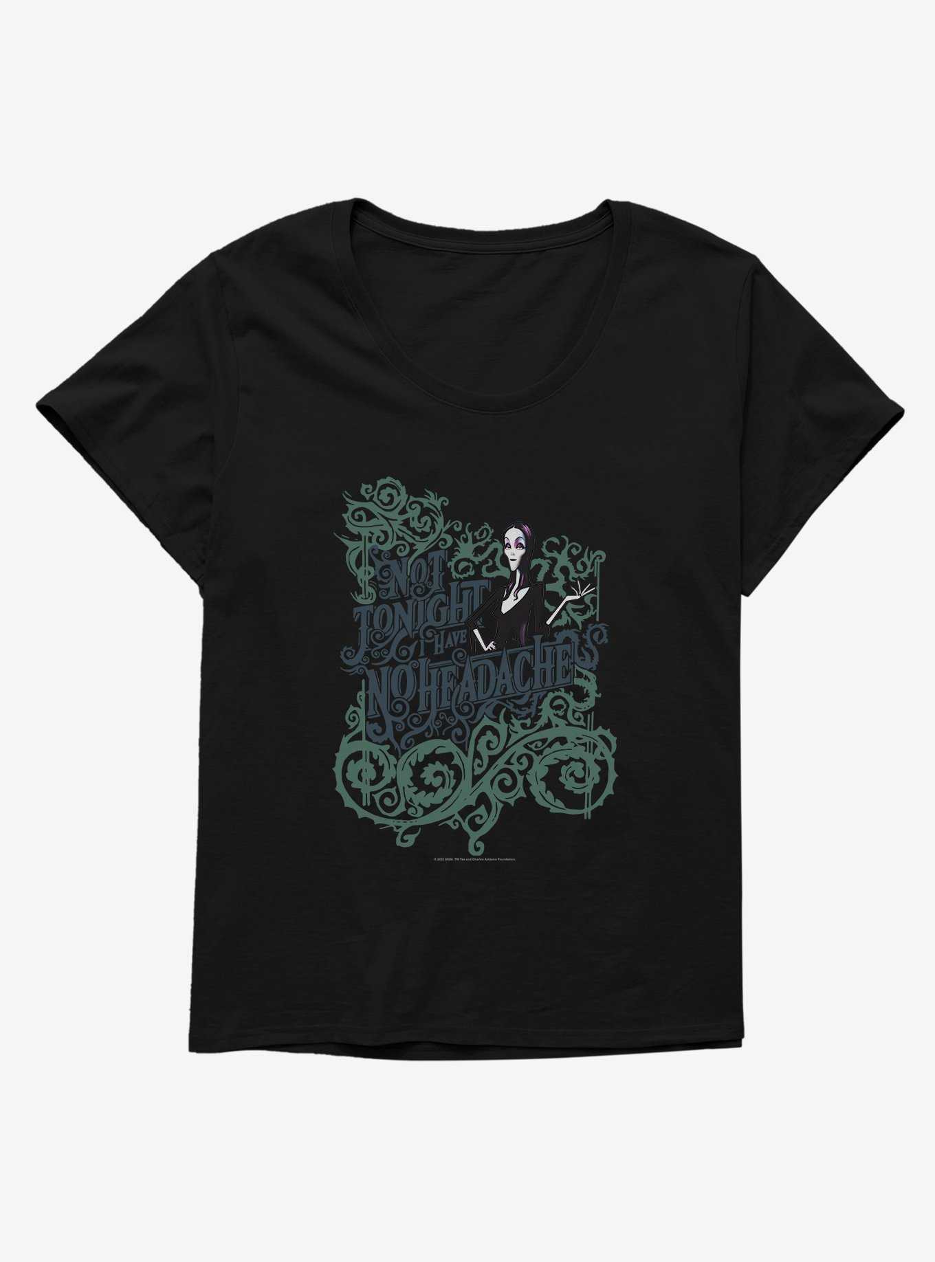 Addams Family Not Tonight Girls T-Shirt Plus Size, , hi-res