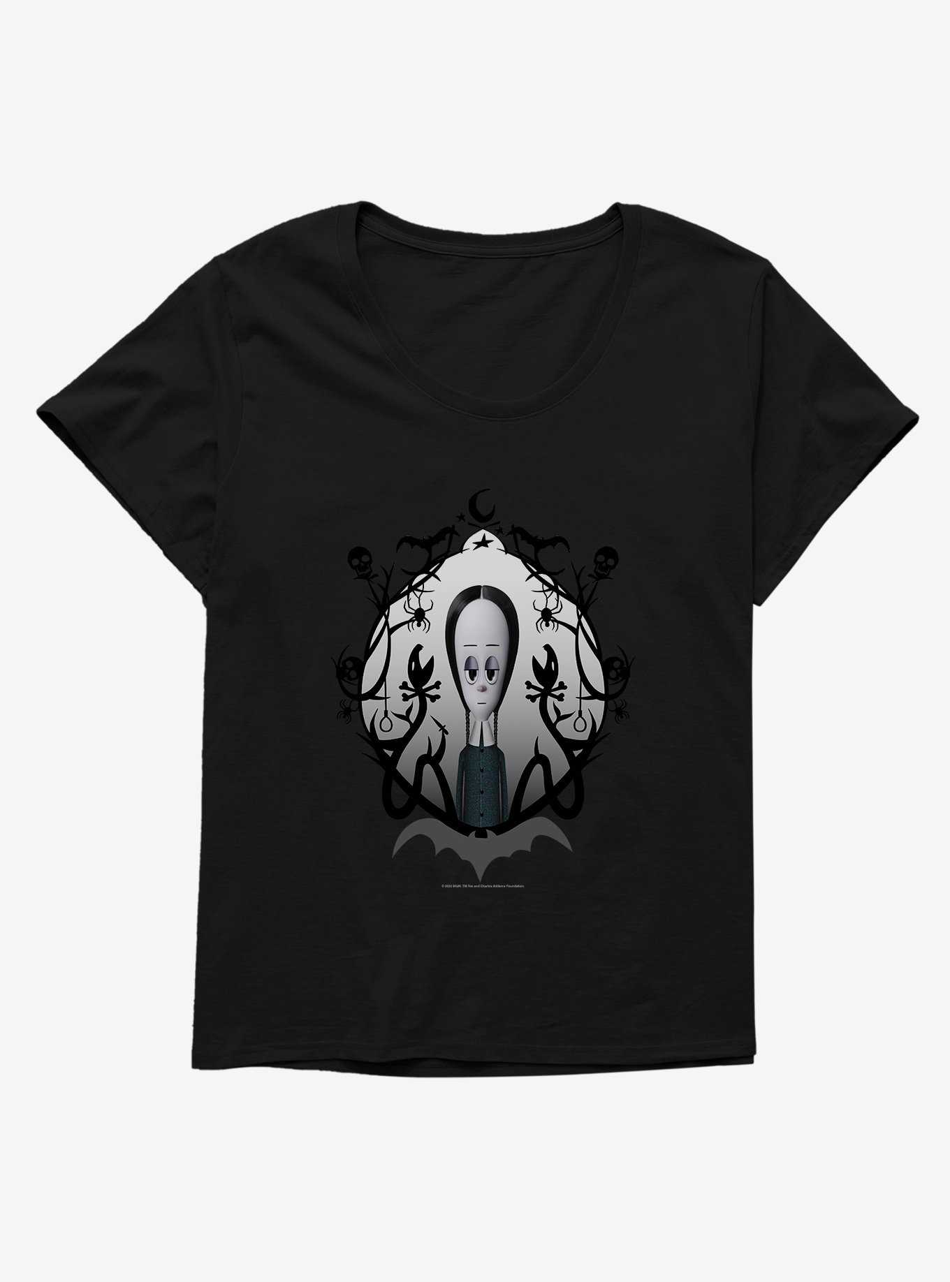 Addams Family Wednesday Snakes Girls T-Shirt Plus Size, , hi-res