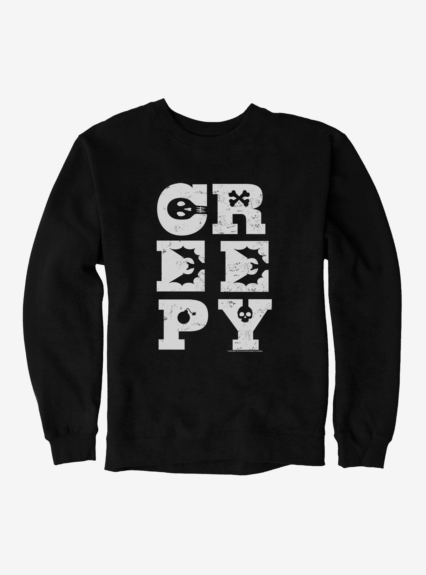 The Addams Family Creepy Sweatshirt, BLACK, hi-res
