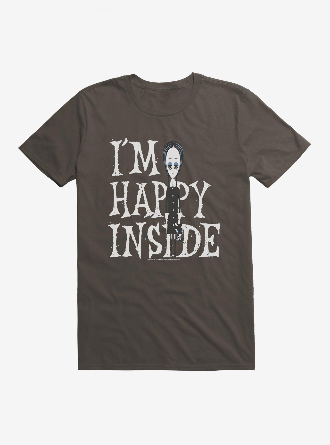 Addams Family I'm Happy Inside T-Shirt, , hi-res