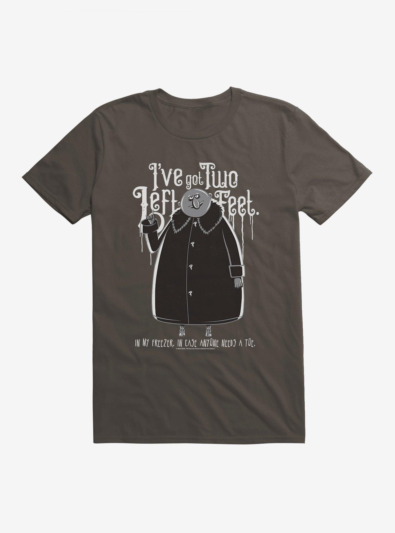 Addams Family Two Left Feet T-Shirt, SMOKE, hi-res