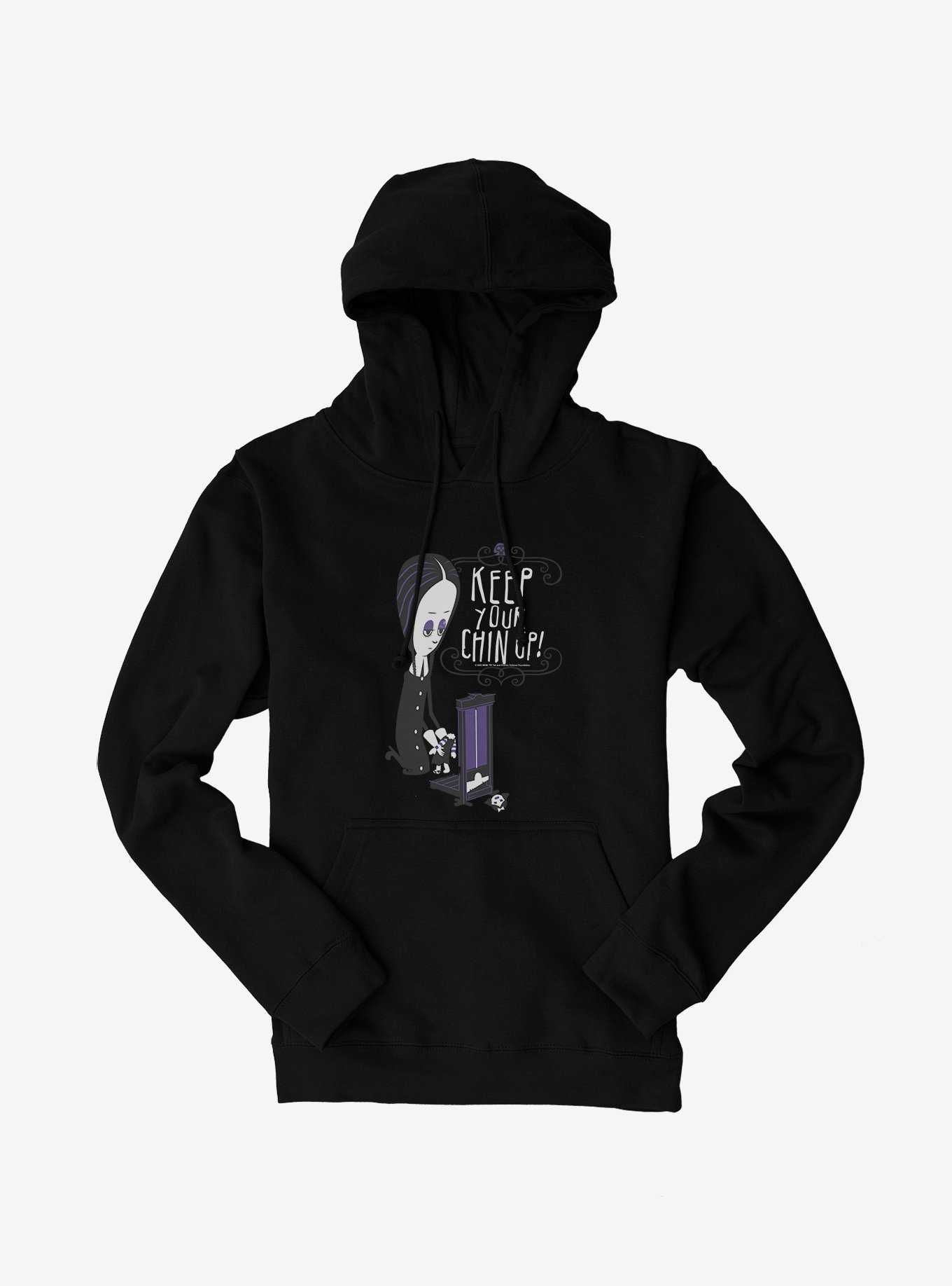 The Addams Family Keep Your Chin Up! Hoodie, , hi-res