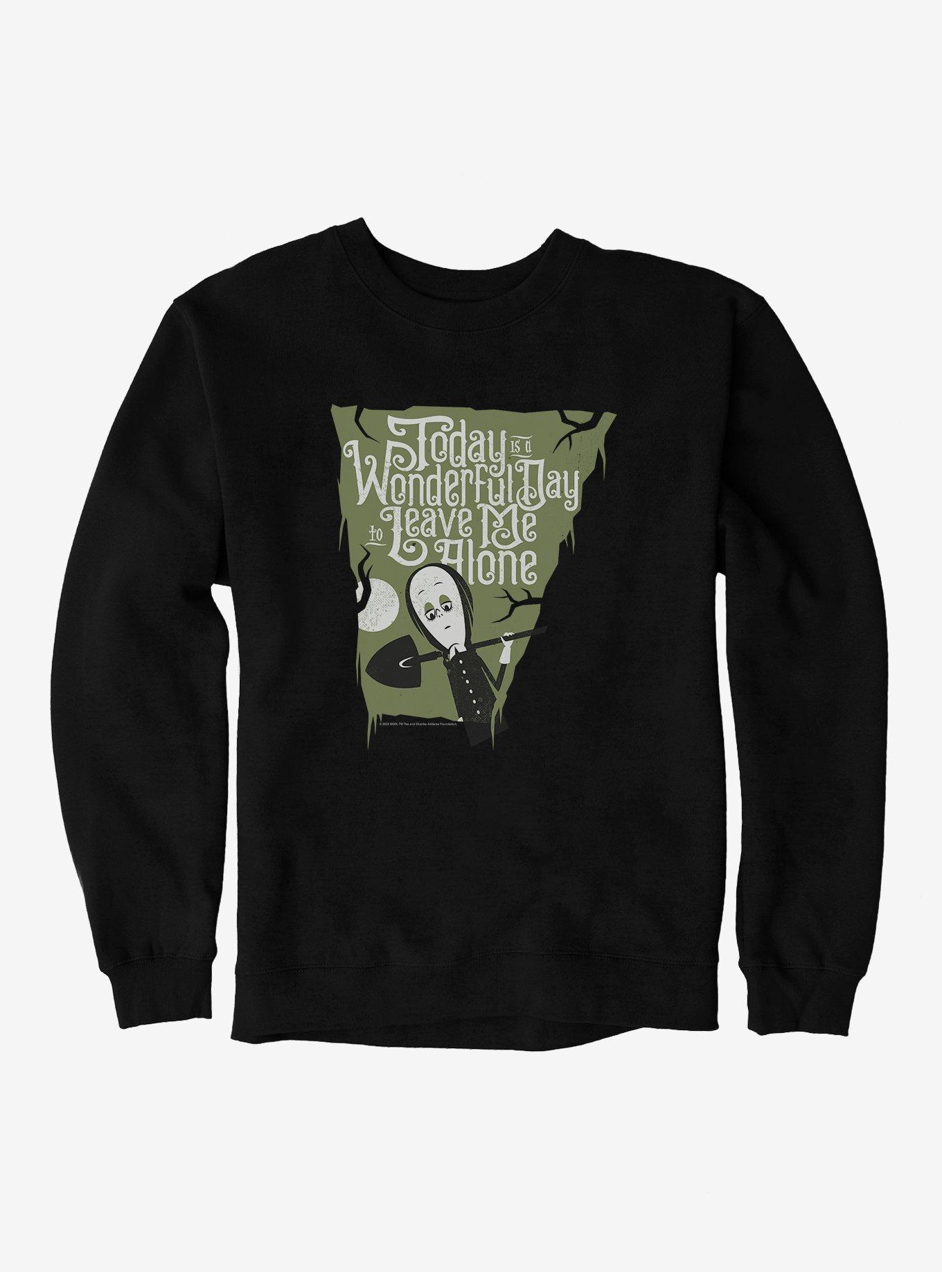 The Addams Family Leave Me Alone Sweatshirt, , hi-res