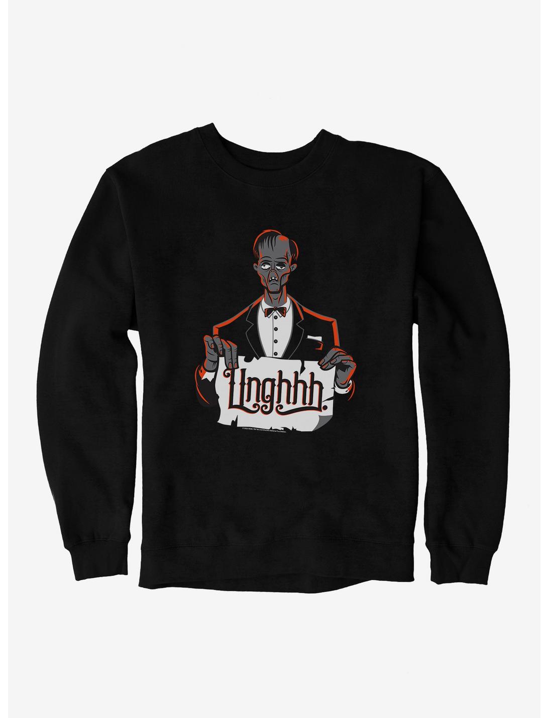 The Addams Family Lurch Sweatshirt, BLACK, hi-res