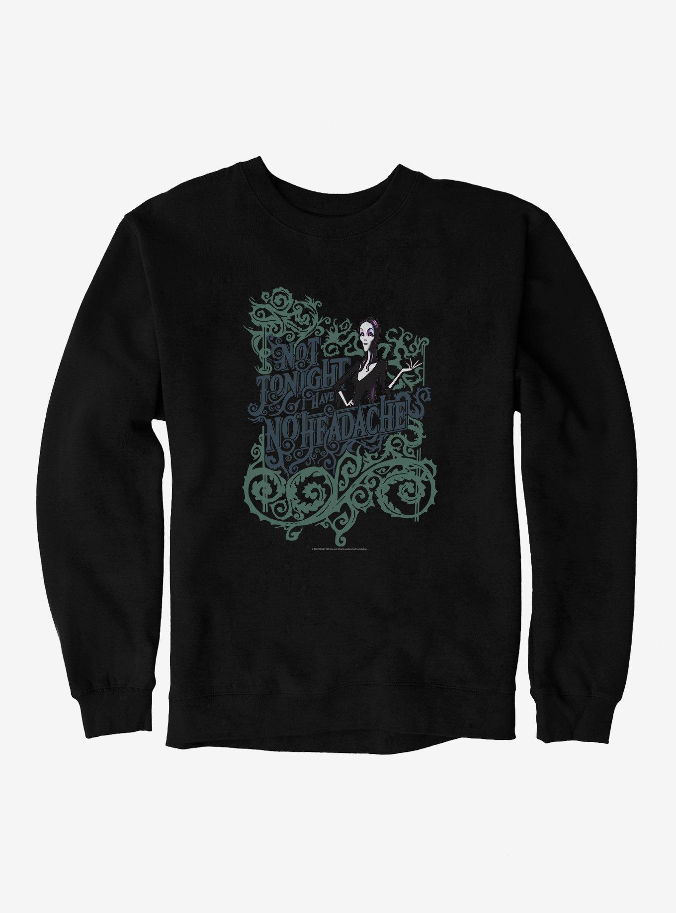 THRDLESS The Addams Family Not Tonight Sweatshirt