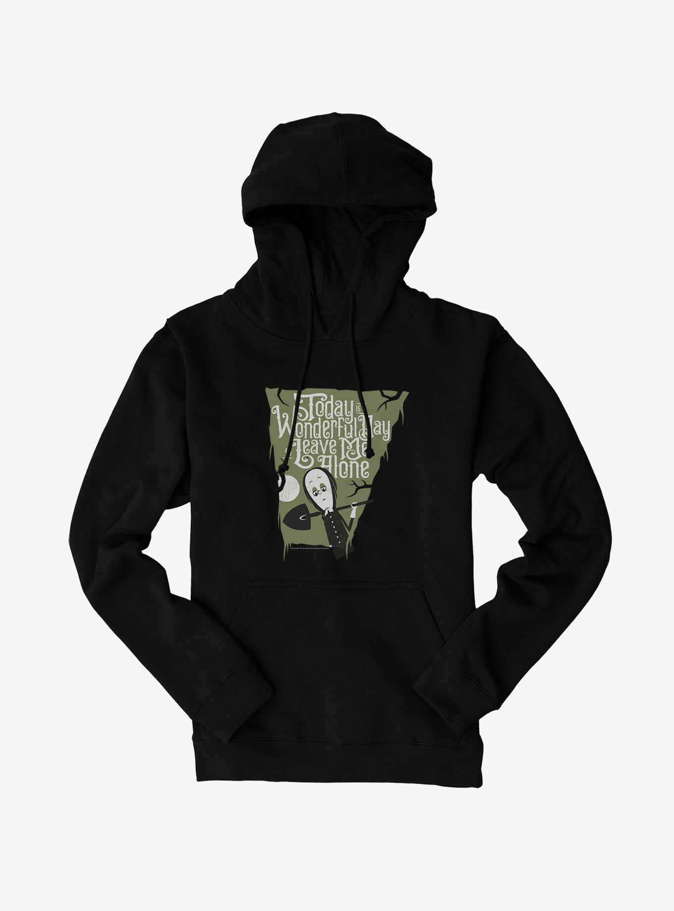 The Addams Family Leave Me Alone Hoodie, BLACK, hi-res