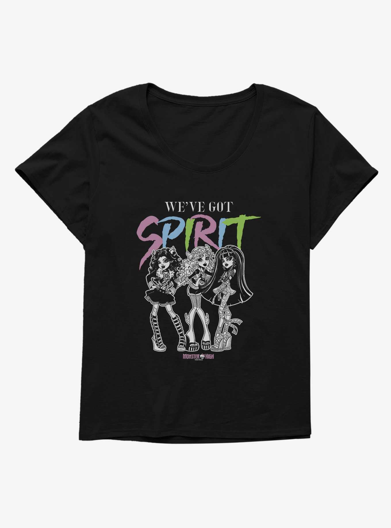 Monster High We've Got Spirit Girls T-Shirt Plus Size, , hi-res