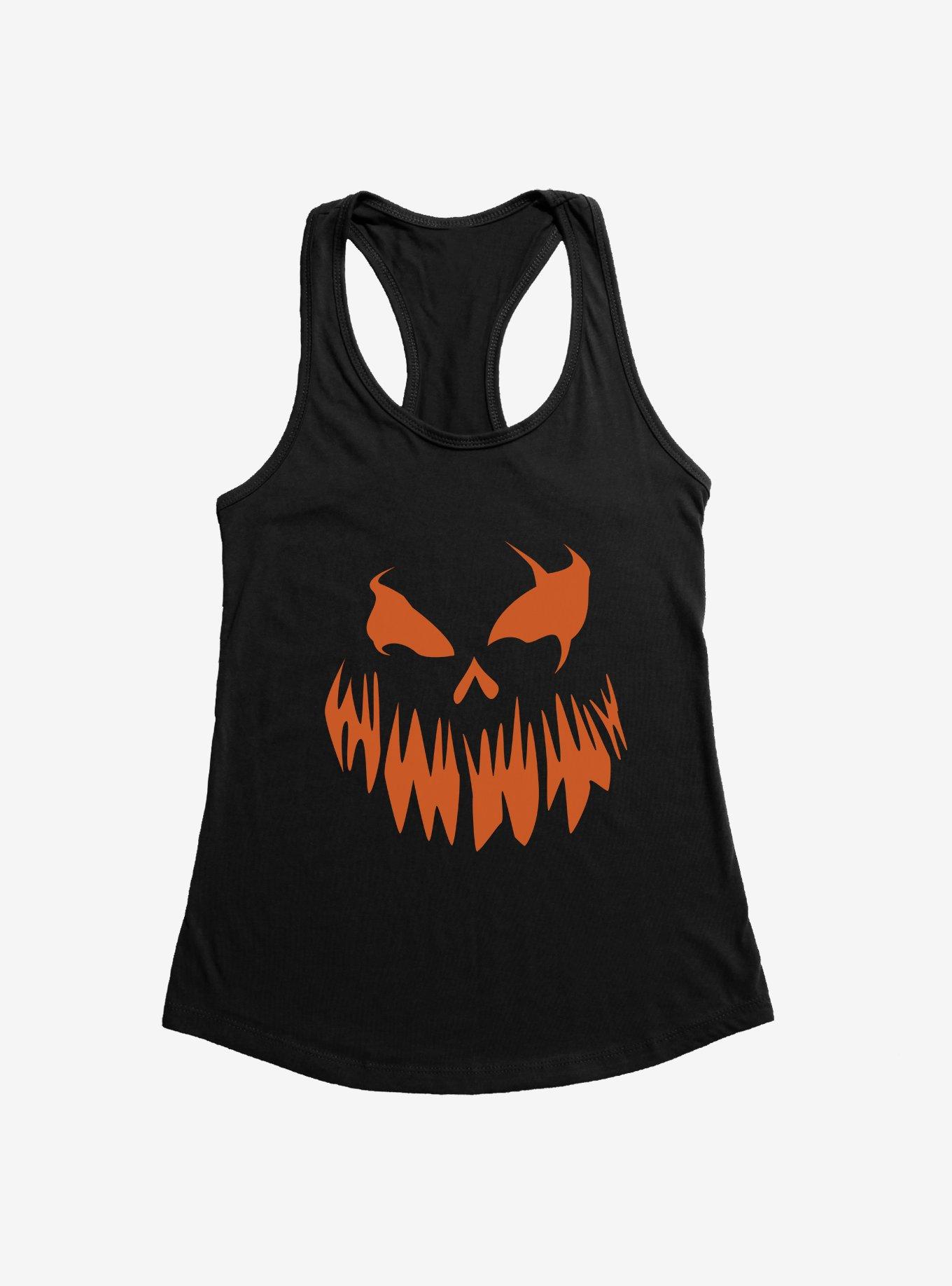 Halloween Monstrous Jack-O'-Lantern Girls Tank, BLACK, hi-res