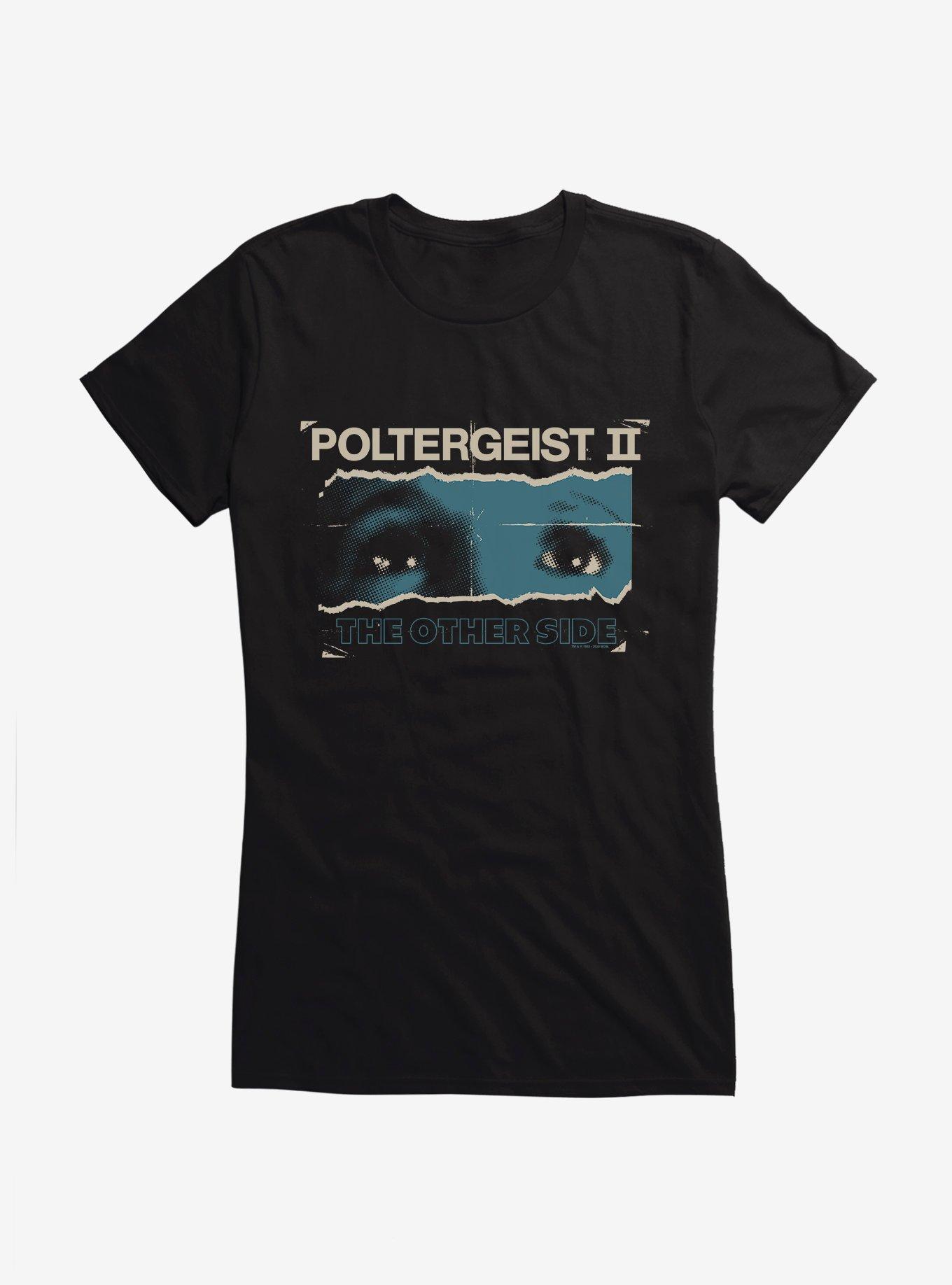 Poltergeist II Carol Anne's Eyes Girls T-Shirt, BLACK, hi-res