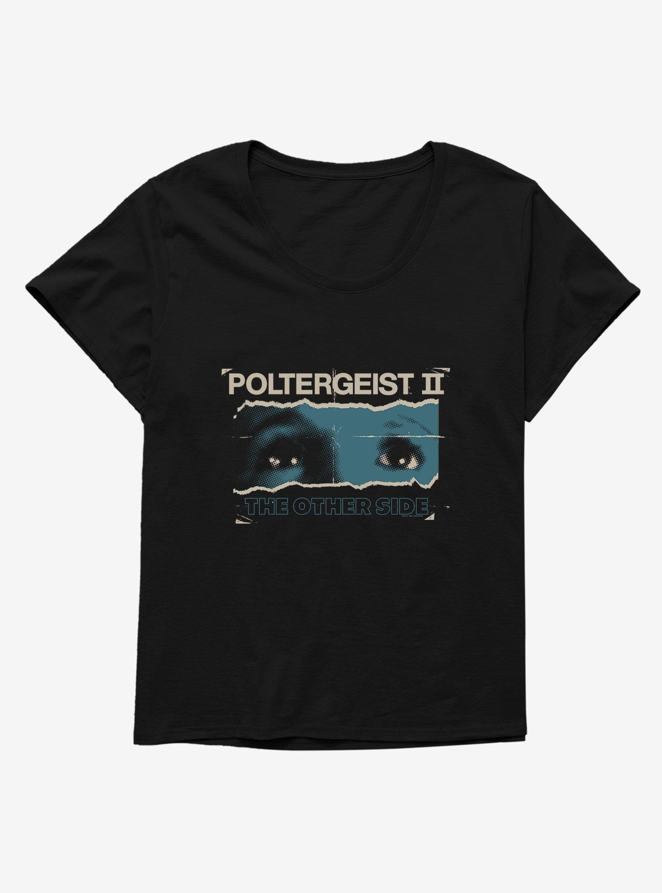 Poltergeist II Carol Anne's Eyes Girls T-Shirt Plus Size, BLACK, hi-res
