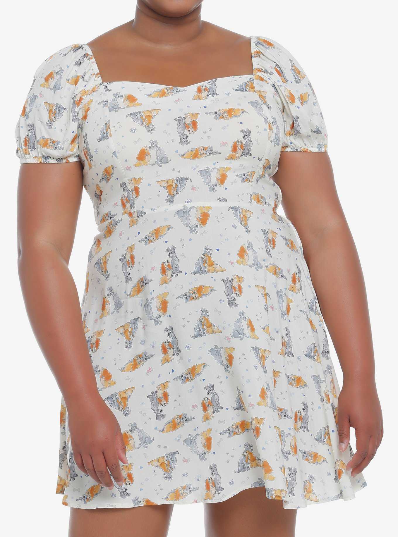 Disney Lady And The Tramp Sweetheart Dress Plus Size, , hi-res