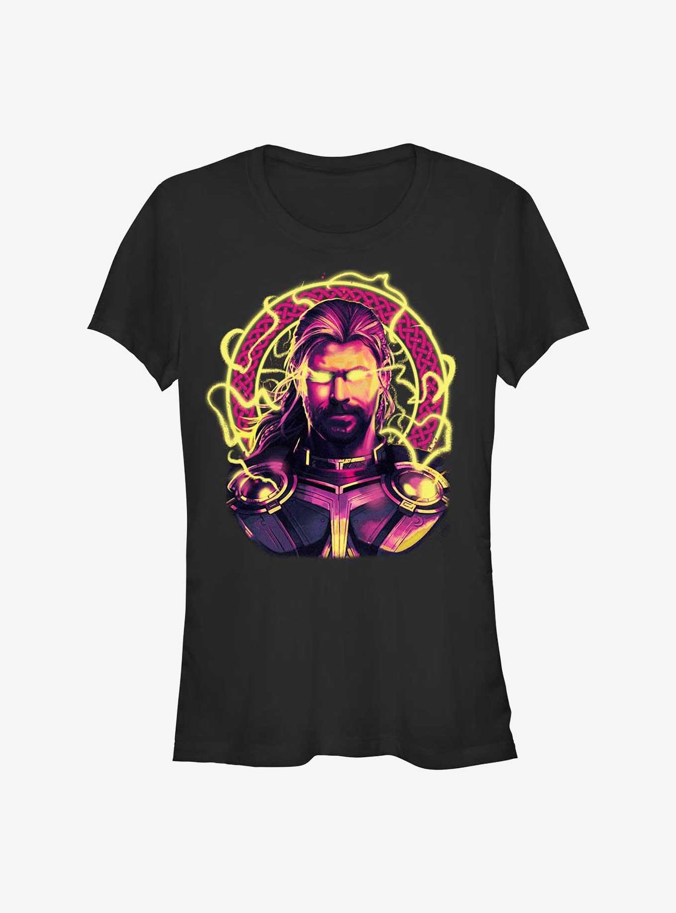 Marvel Thor: Love and Thunder Eyes of Lightning Girls T-Shirt, BLACK, hi-res