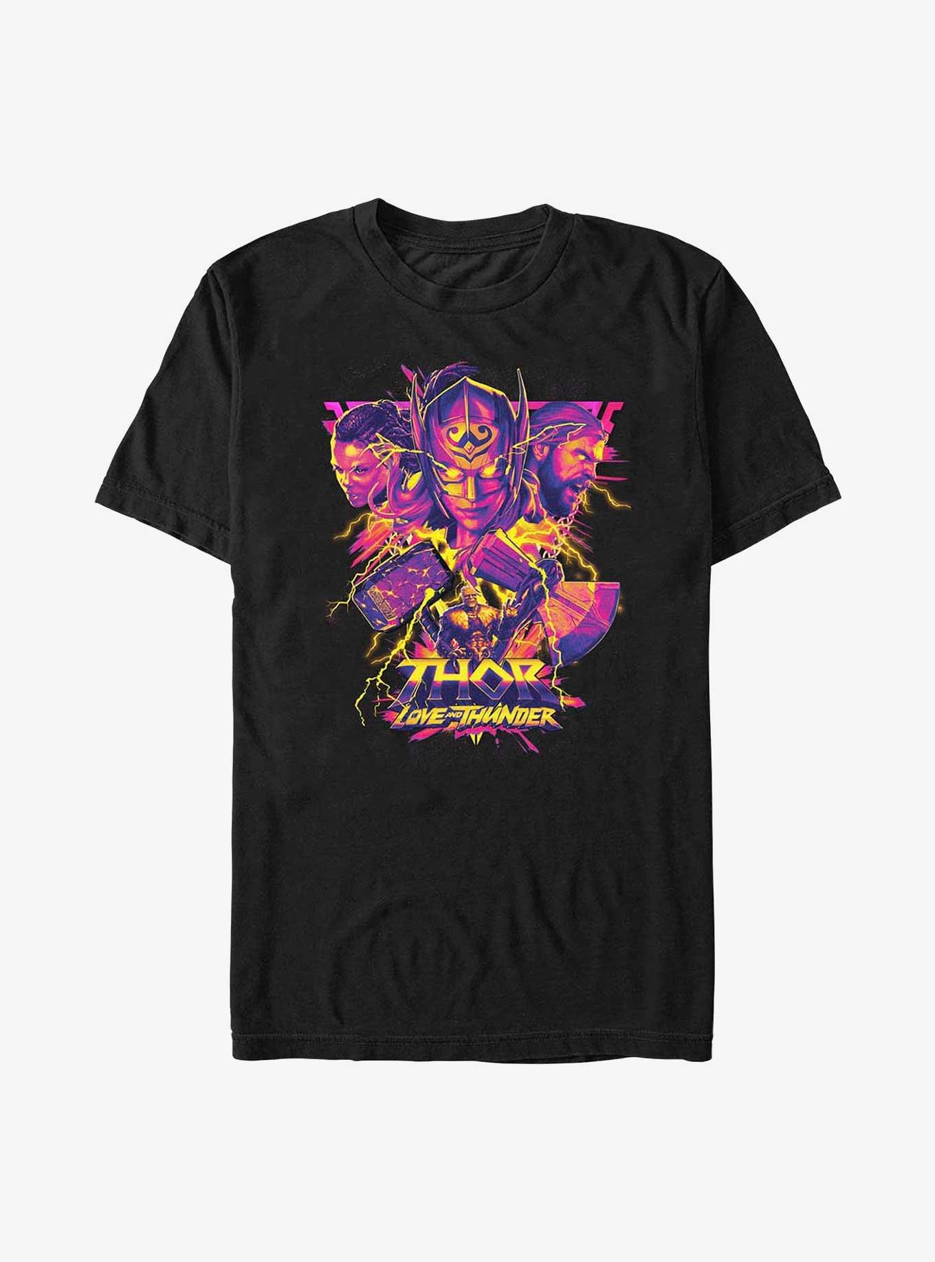Marvel Thor: Love and Thunder Asgardian Warriors T-Shirt, BLACK, hi-res