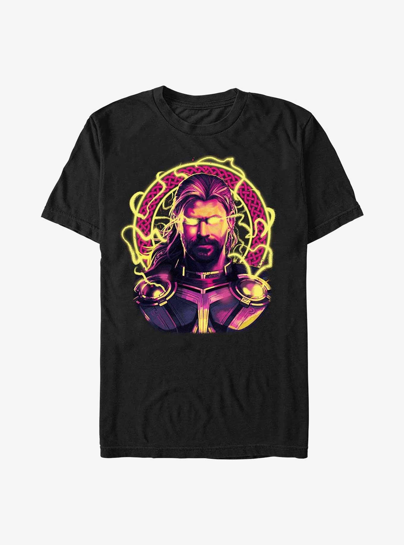 Marvel Thor: Love and Thunder Eyes of Lightning T-Shirt, BLACK, hi-res