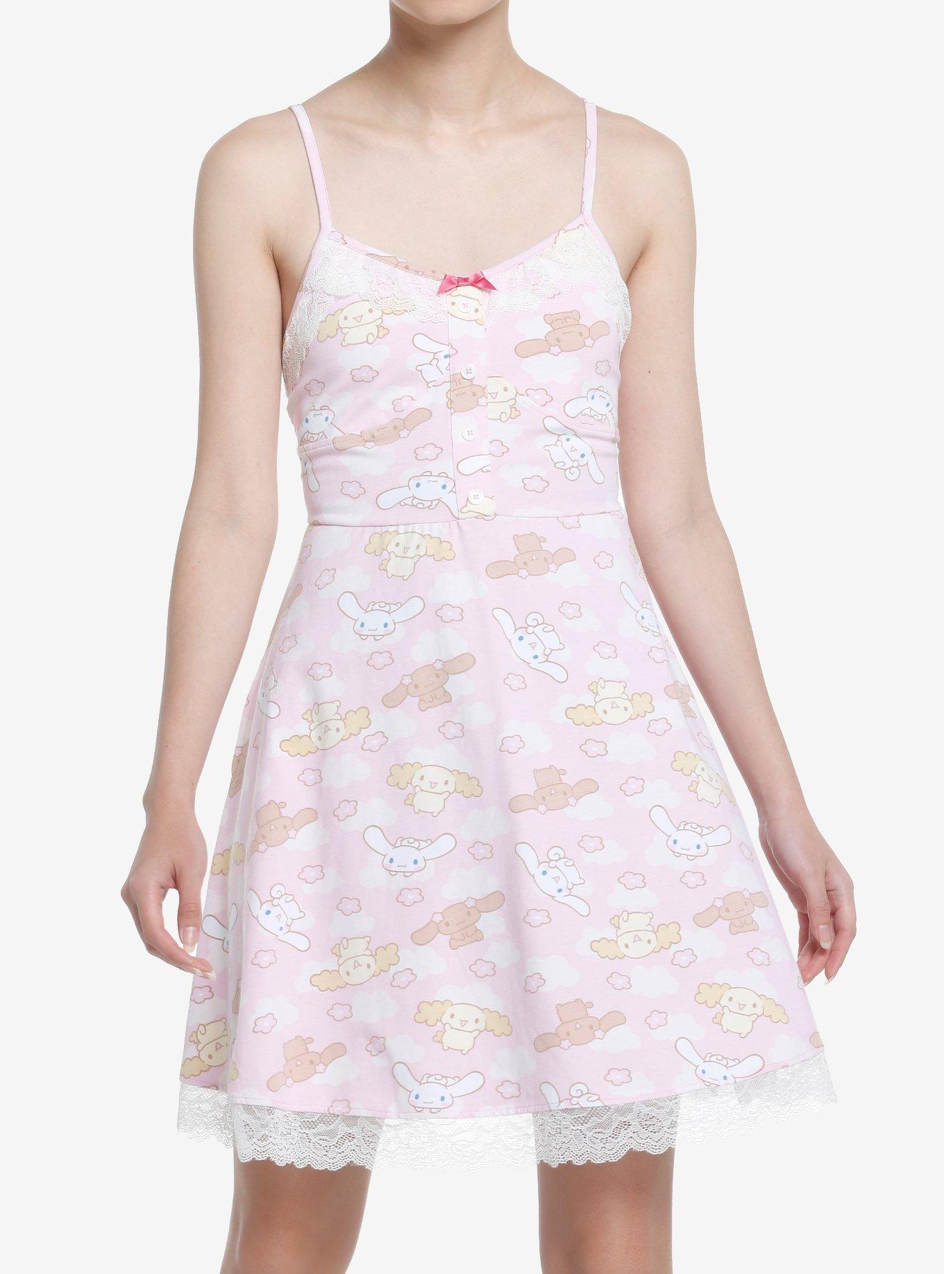 Cinnamoroll Family Pink Cami Dress, MULTI, hi-res