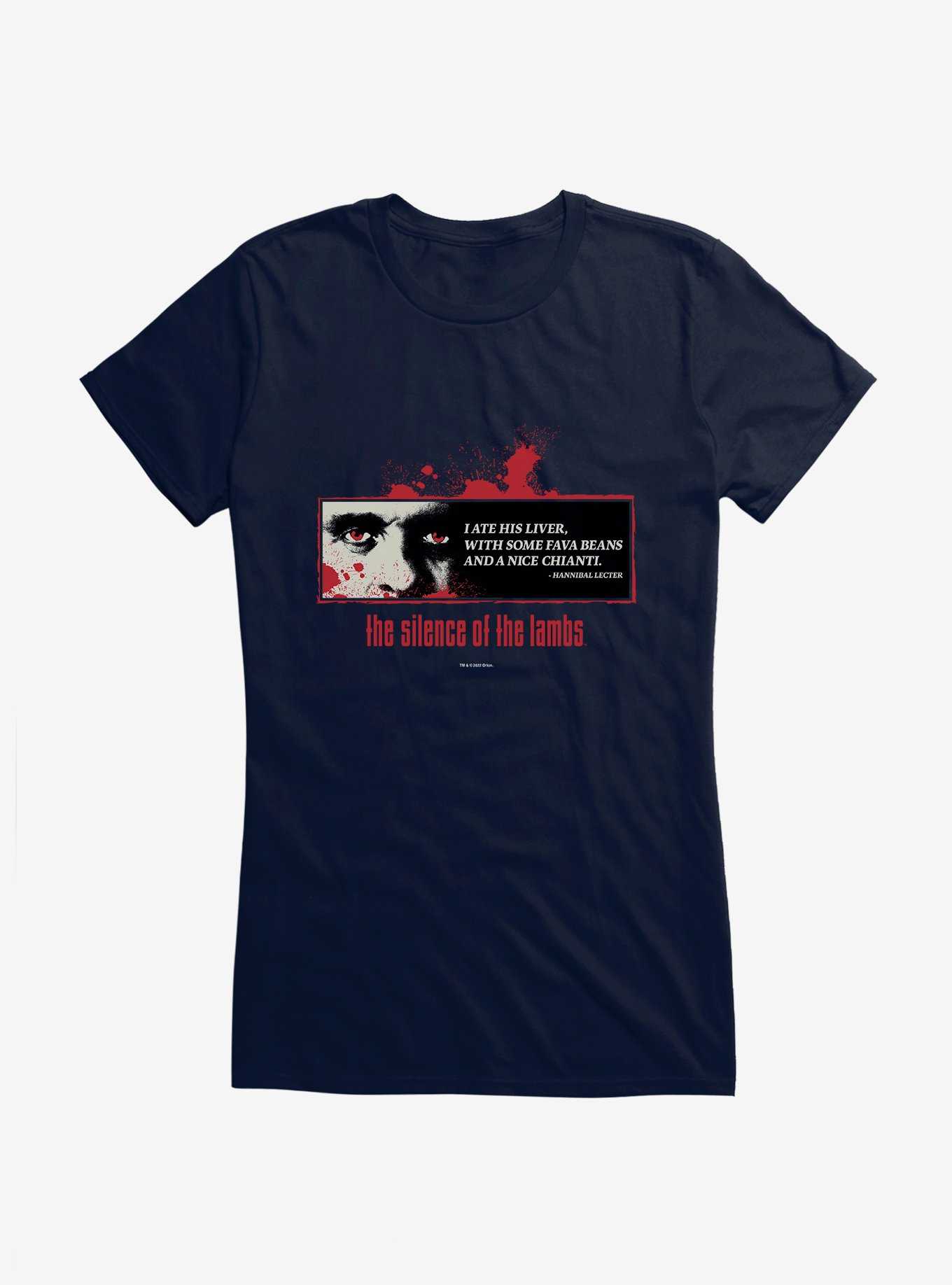 The Silence Of The Lambs I Ate His Liver Girls T-Shirt, , hi-res