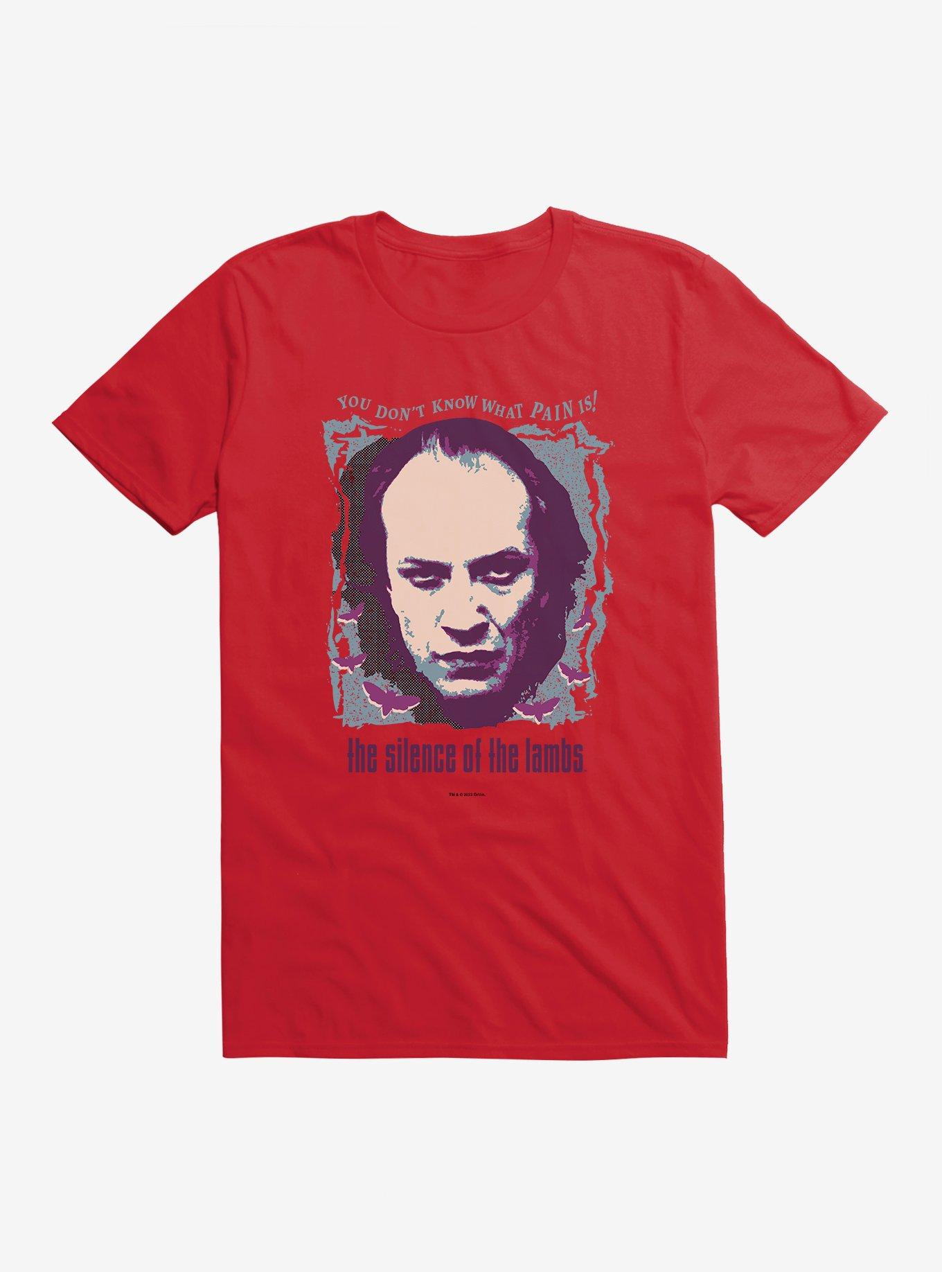 The Silence Of The Lambs What Pain Is! T-Shirt, RED, hi-res