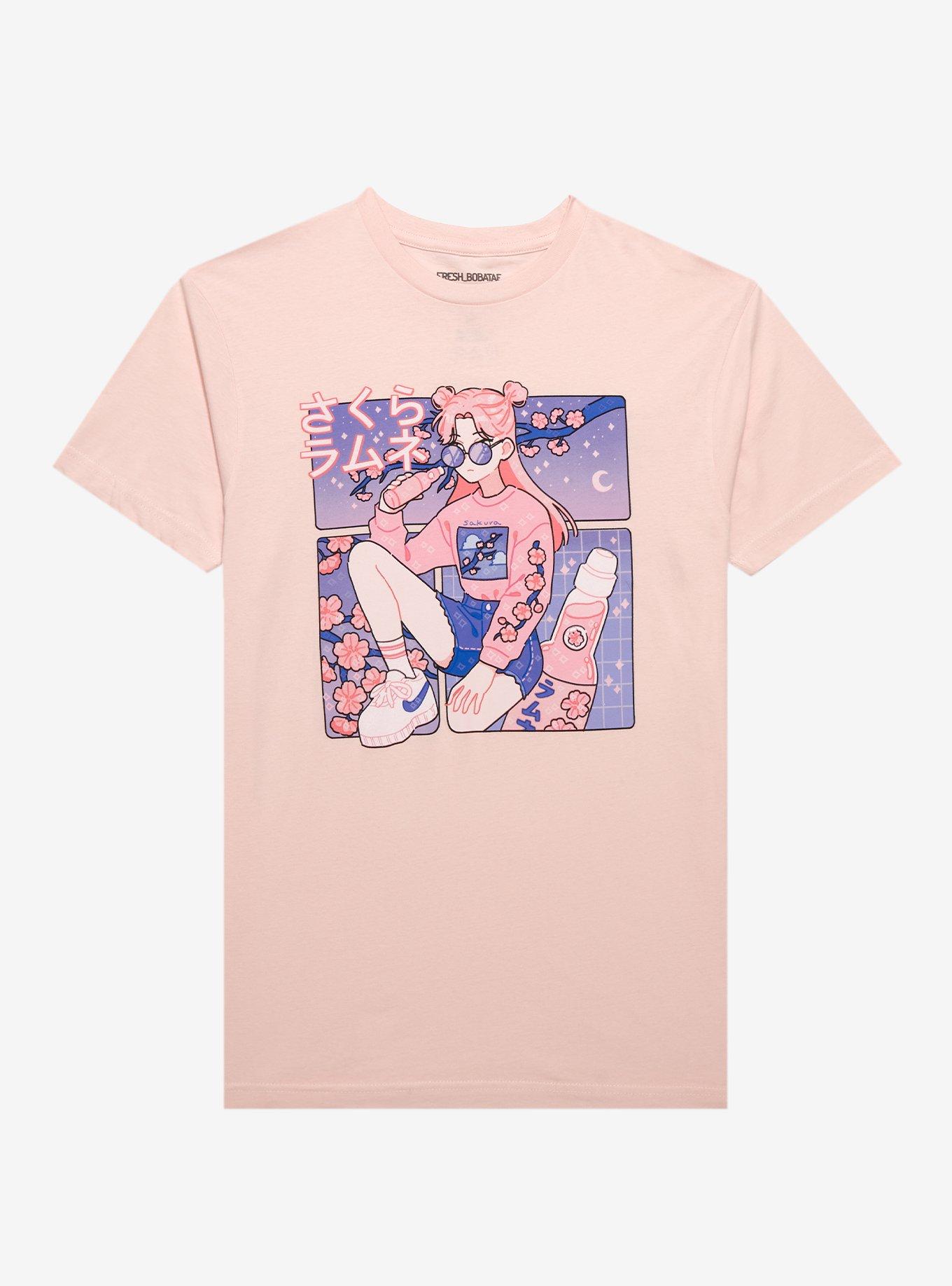 Vapor95 Sakura Girl T-Shirt, , hi-res