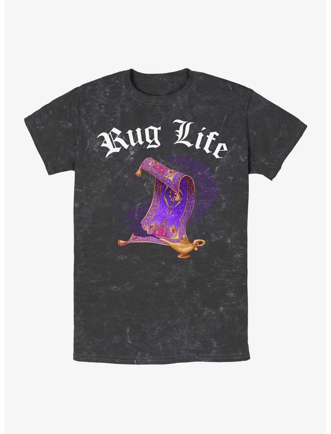 Disney Aladdin Livin' The Rug Life Mineral Wash T-Shirt, BLACK, hi-res