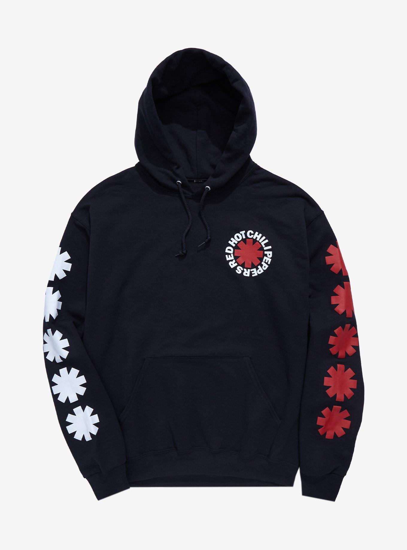 Red Hot Chili Pepper Logo Hoodie, BLACK, hi-res