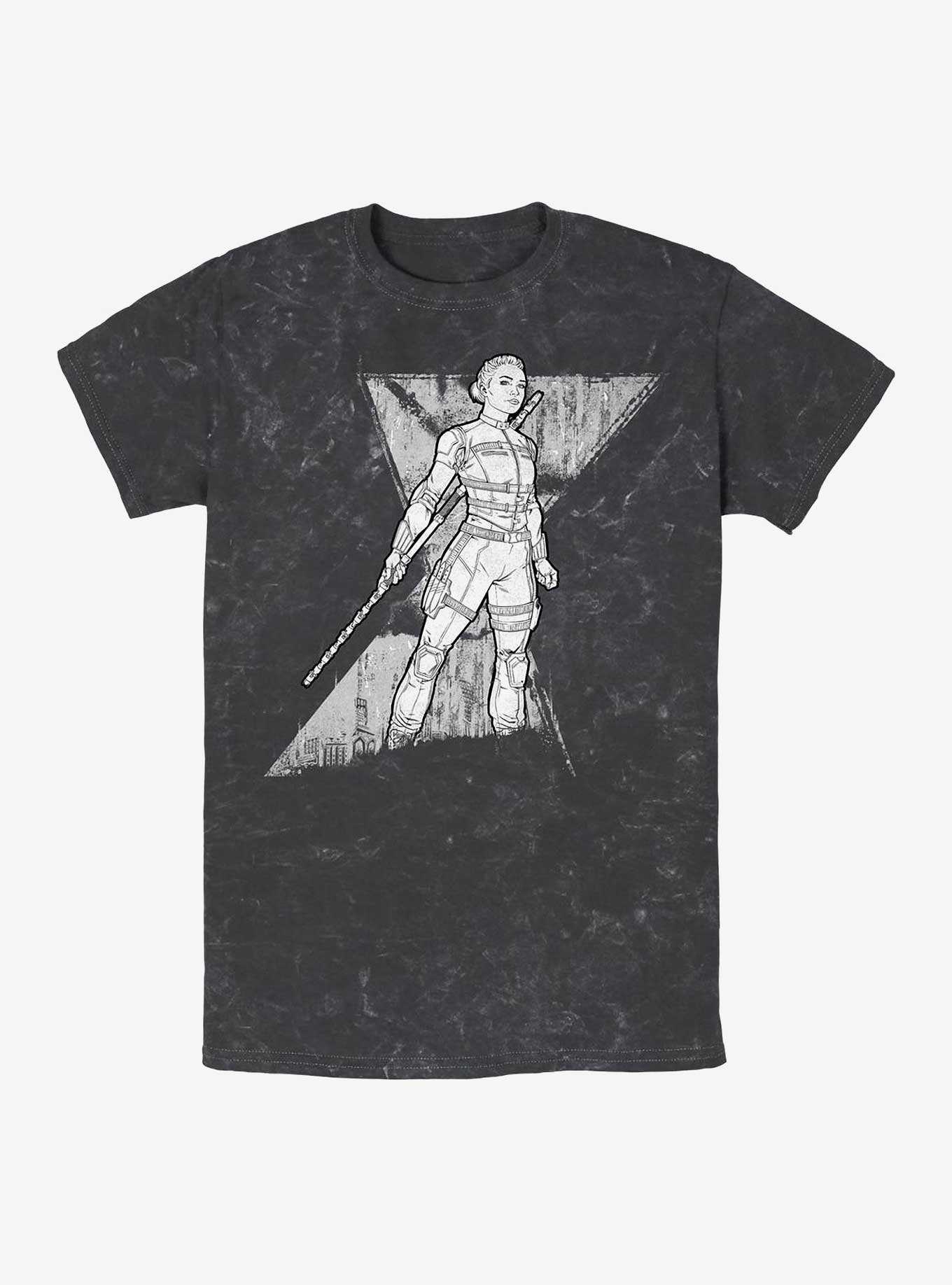 Marvel Black Widow Spy Yelena Mineral Wash T-Shirt, , hi-res