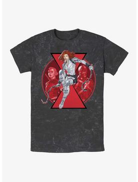 Marvel Black Widow Team Widow Mineral Wash T-Shirt, , hi-res