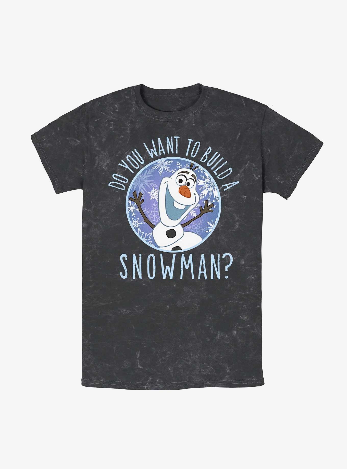 Disney Frozen Olaf Build A Snowman Mineral Wash T-Shirt, , hi-res