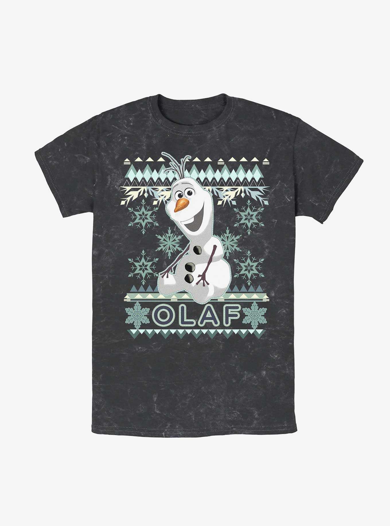 Disney Frozen Olaf Christmas Mineral Wash T-Shirt, , hi-res