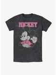 Disney Mickey Mouse Jumbo Mickey Mineral Wash T-Shirt, BLACK, hi-res