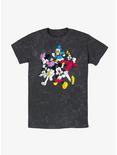 Disney Mickey Mouse & Friends Run Mineral Wash T-Shirt, BLACK, hi-res