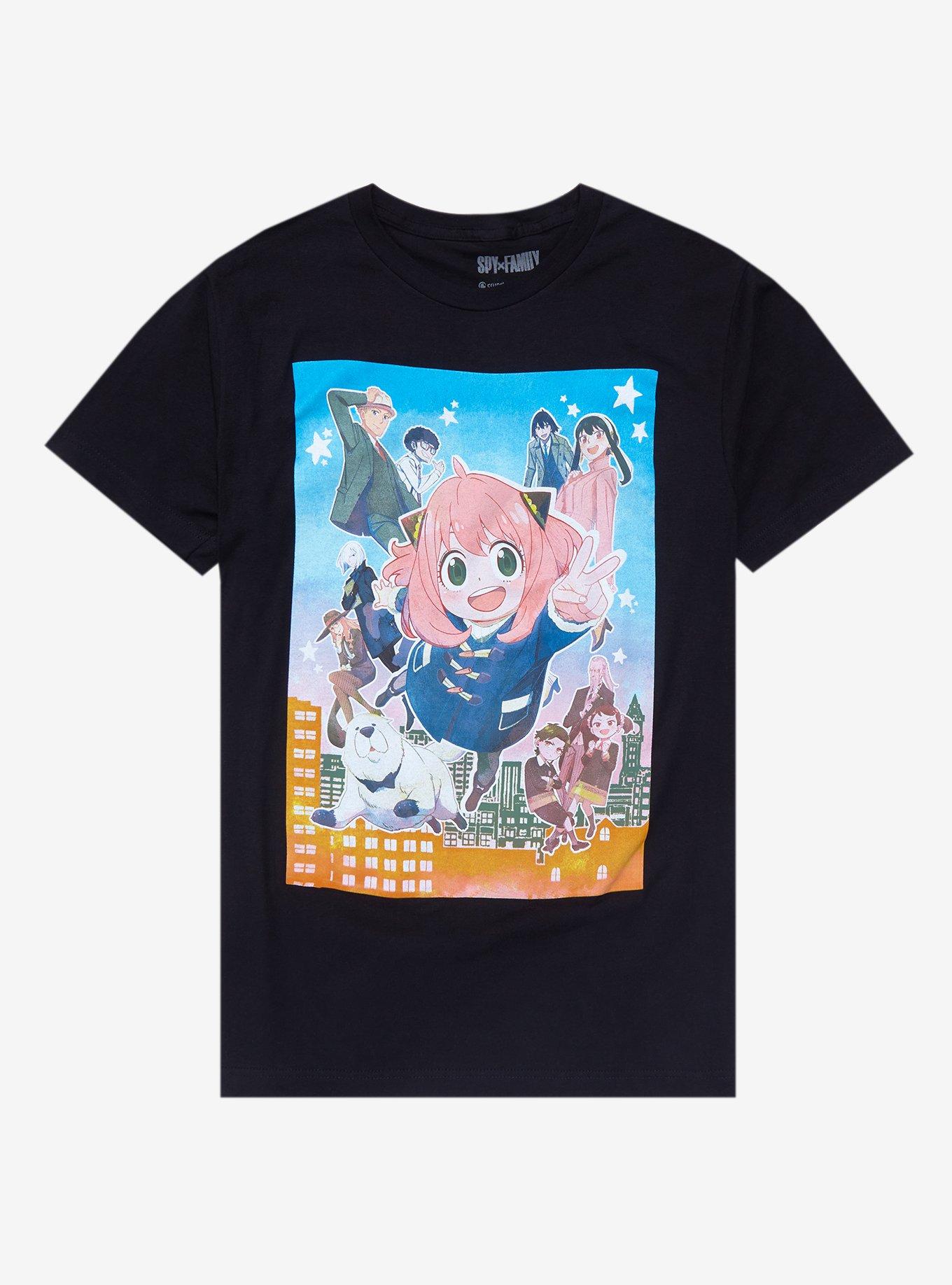 Spy X Family Second Cour Poster T-Shirt, BLACK, hi-res