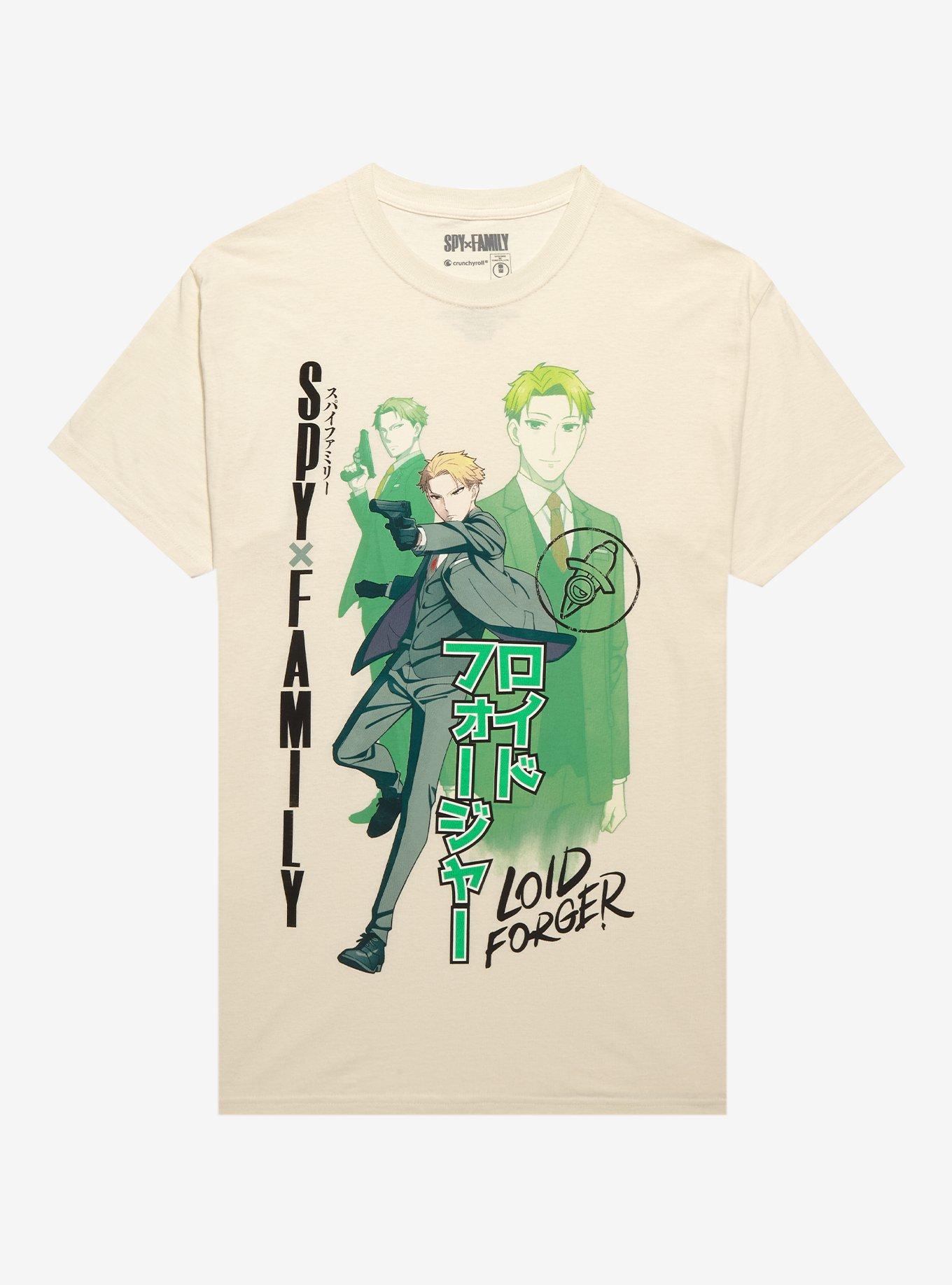 Spy X Family Loid Forger Collage T-Shirt, GREY, hi-res