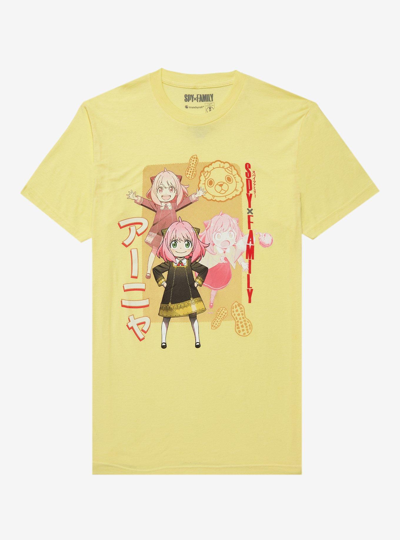 Spy X Family Anya Peanuts Collage T-Shirt, PINK, hi-res