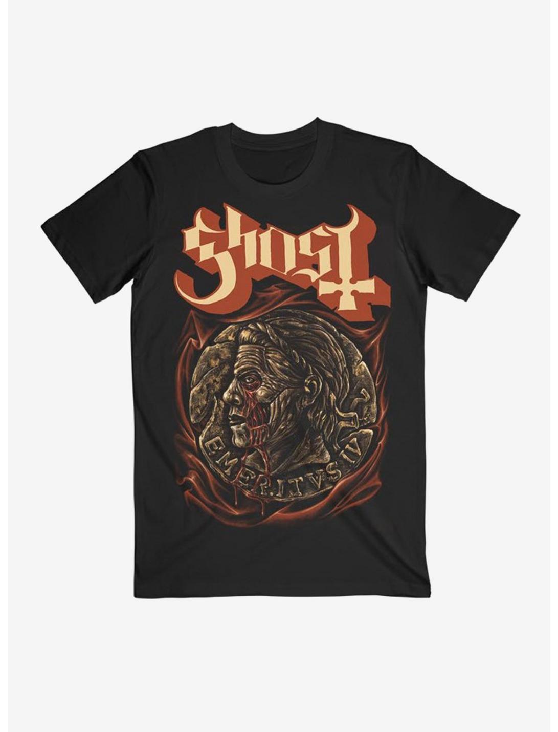 Ghost Message From The Clergy T-Shirt, BLACK, hi-res