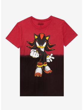 Sonic The Hedgehog Shadow Dip-Dye Boyfriend Fit Girls T-Shirt, , hi-res