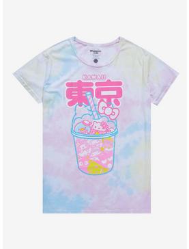 Hello Kitty And Friends Boba Pastel Tie-Dye Girls T-Shirt, , hi-res