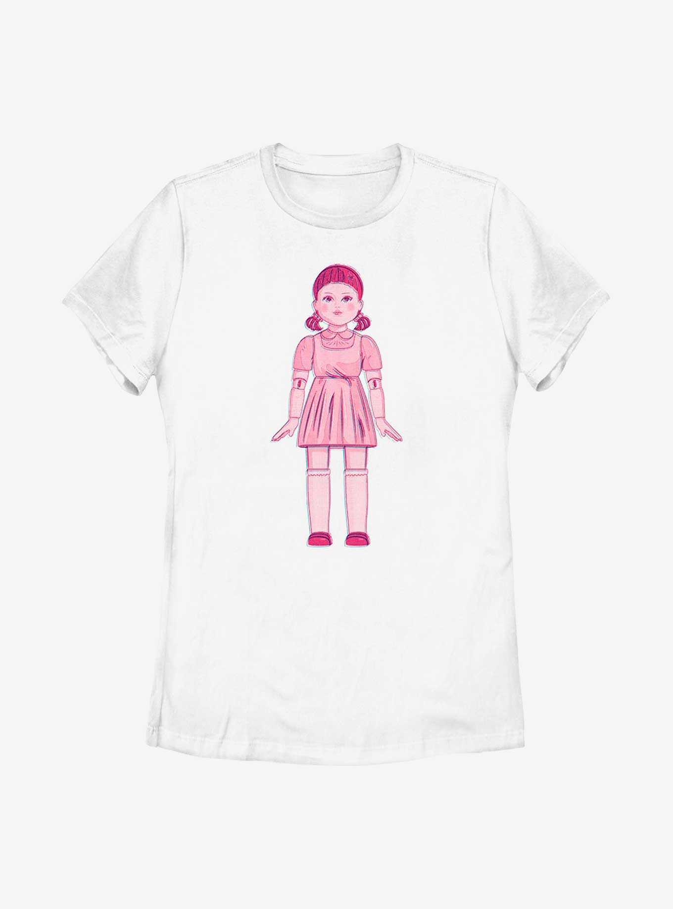 Squid Game Creepy Doll Womens T-Shirt, , hi-res